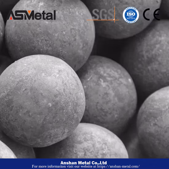 B2 B3 B6 Mídia de esfera de moagem de aço forjado e laminado a alta temperatura para mineração e planta de Cemont
