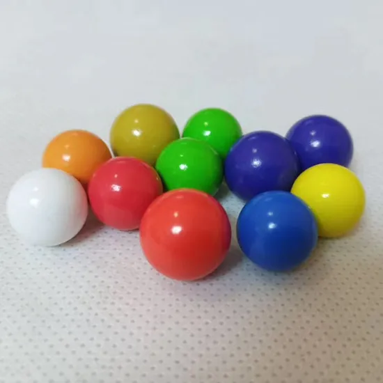 Esferas plásticas de alta precisão para rolamentos e corrediças Plasitc