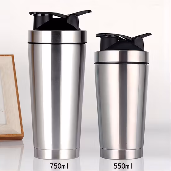 Bolas agitadoras de aço inoxidável 304 de qualidade alimentar, 2 tamanhos, bolas de proteína de milkshake, bolas de garrafa para beber, copo de garrafa